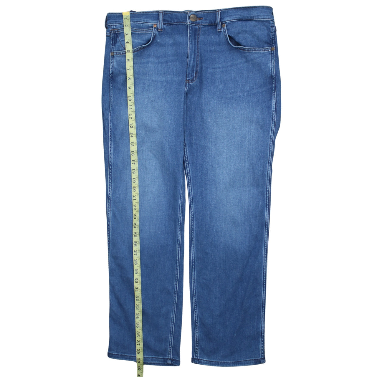 Wrangler Womens Blue Greensboro Regular Straight Jeans Size 20