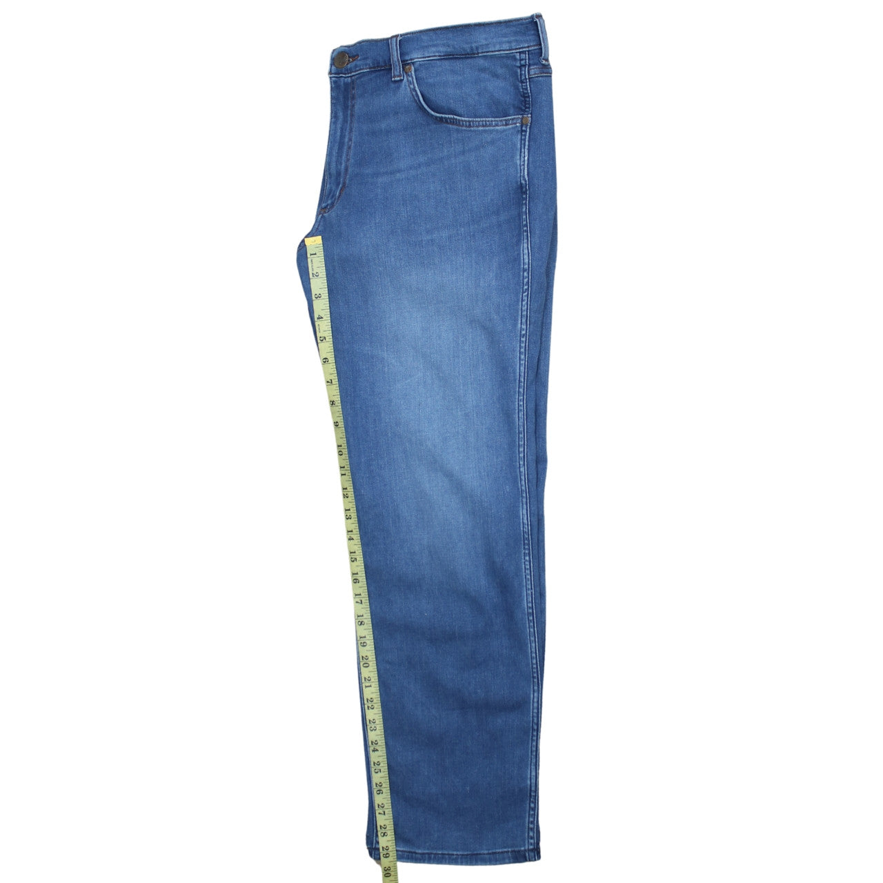 Wrangler Womens Blue Greensboro Regular Straight Jeans Size 20