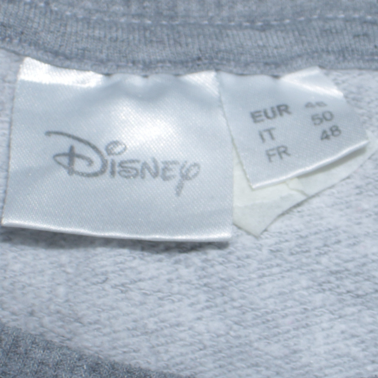 Disney Women Grey Mickey Mouse Pullover Sweatshirt UK 22