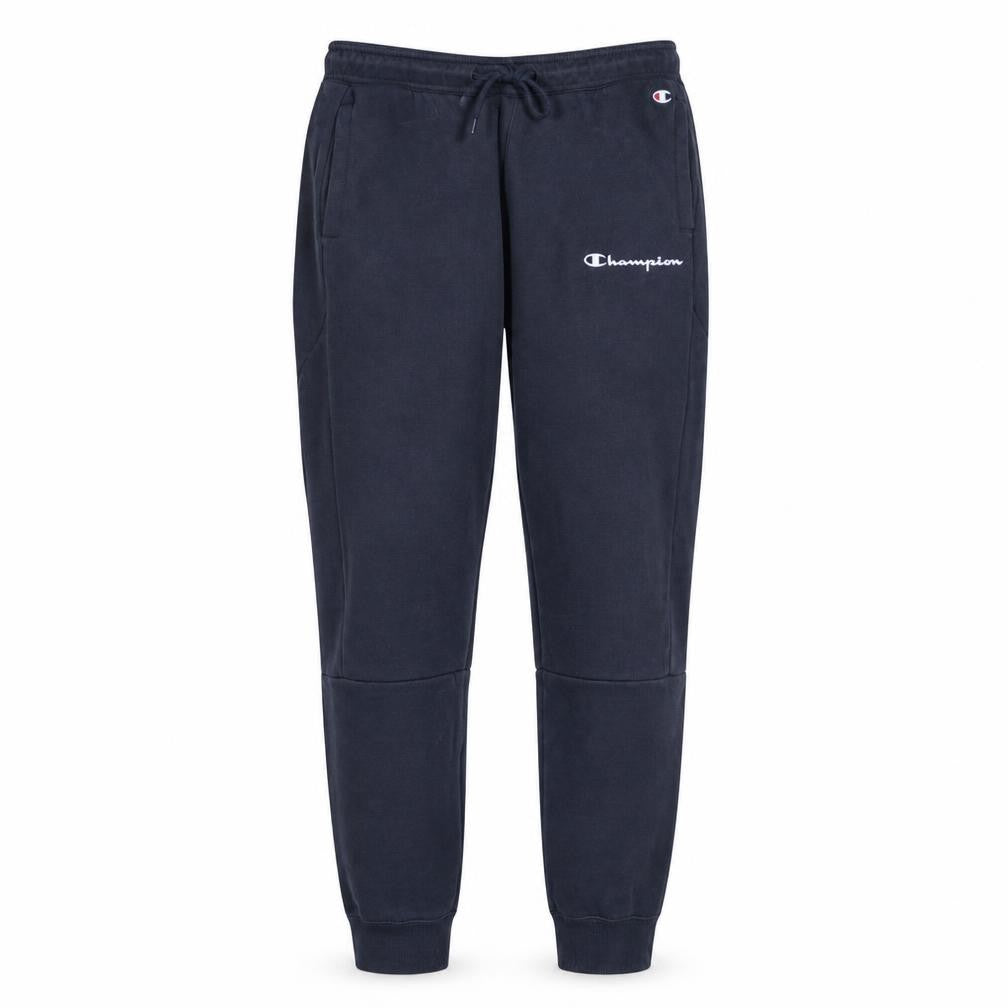Champion Men's Black Jogger Sweatpants Small Fleece Tapered Fit