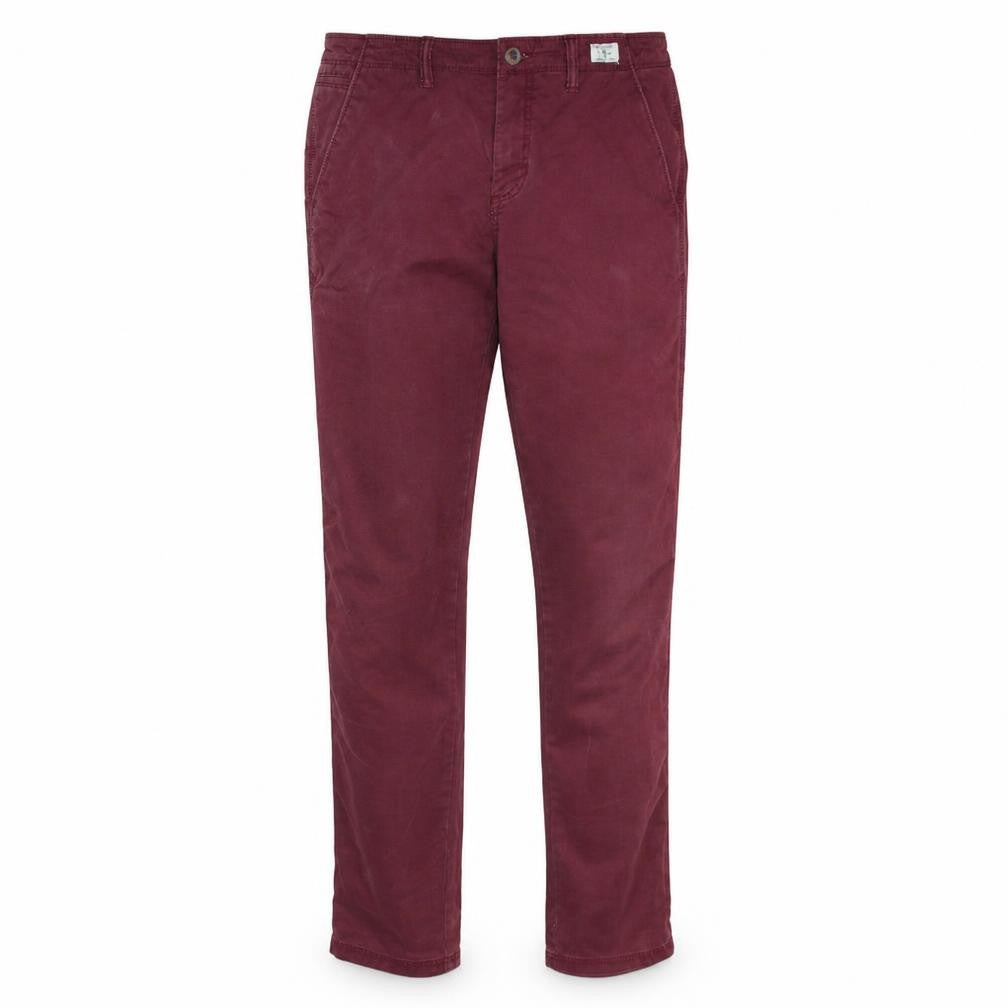 Tommy Hilfiger Men's Red Chino Trousers Size 33/36 Cotton