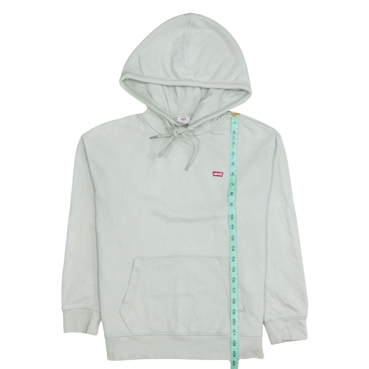 Levi's Men's Beige Pullover Hoodie Small Embroidered Logo