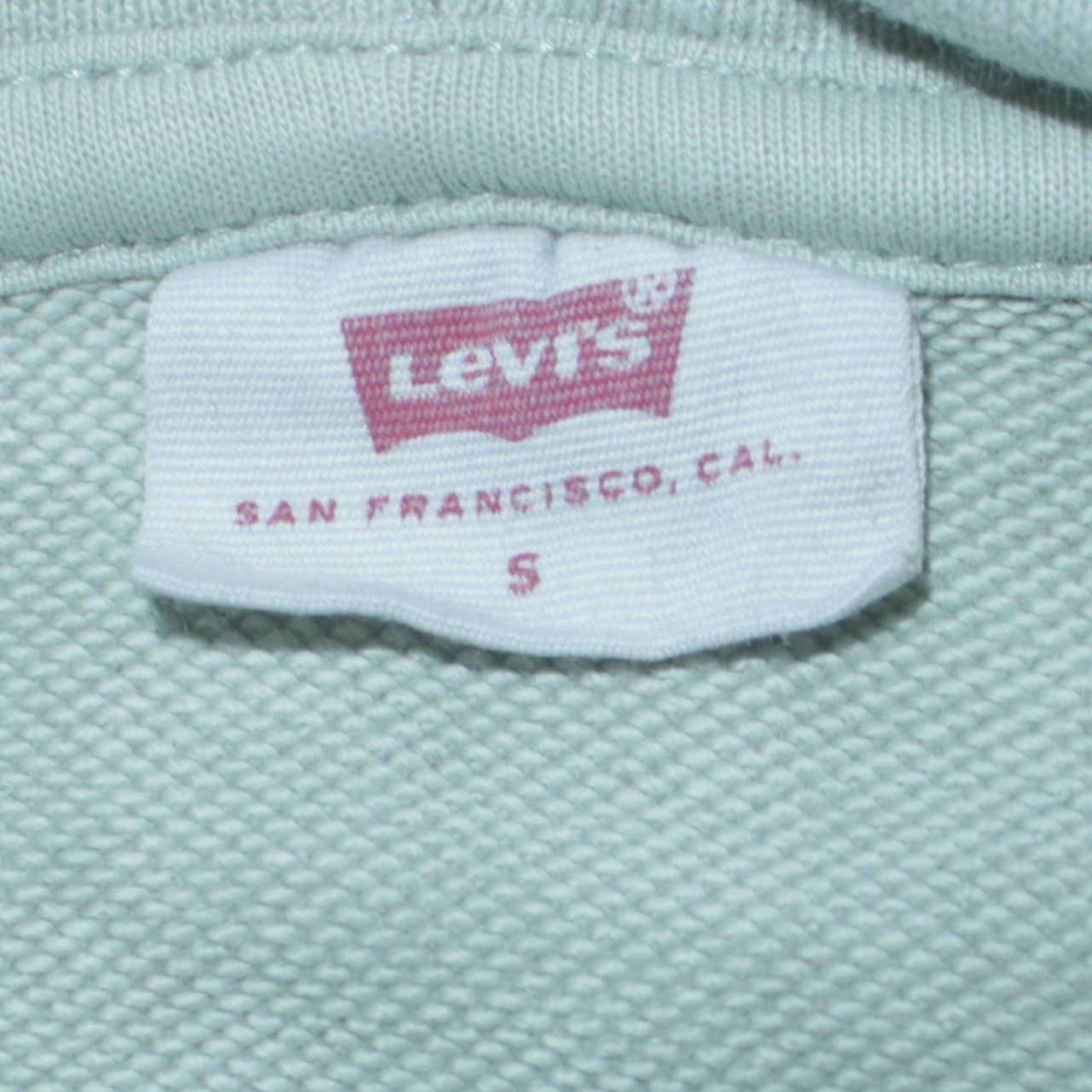 Levi's Men's Beige Pullover Hoodie Small Embroidered Logo