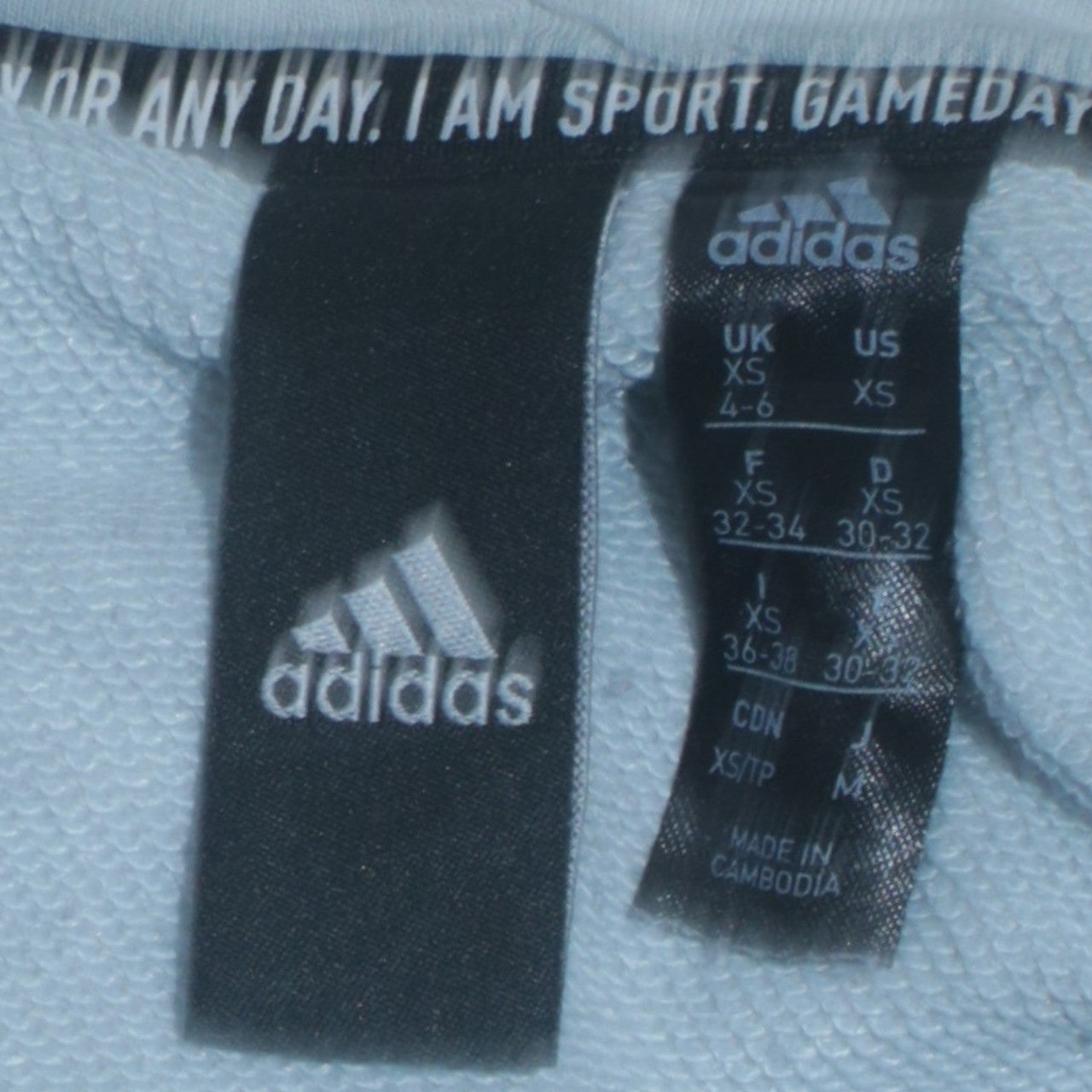 Adidas Womens Light Grey Pullover Hoodie XS Casual Logo Sweatshirt