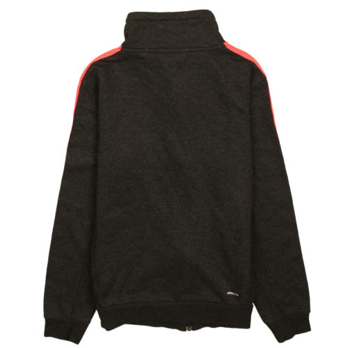 Adidas Women Black Full Zip Hoodie S 8-10 Sport Essentials Climalite