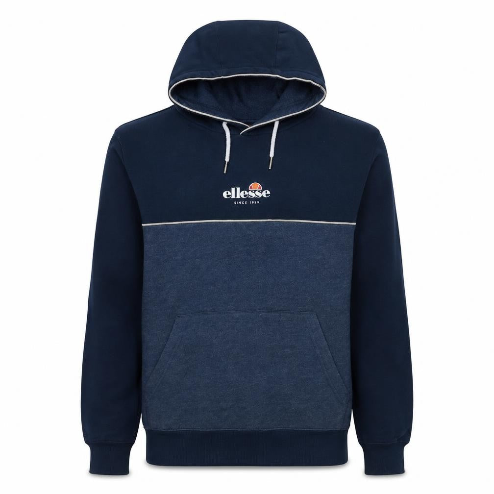 Ellesse Mens Blue Pullover Hoodie Medium Logo Sportswear
