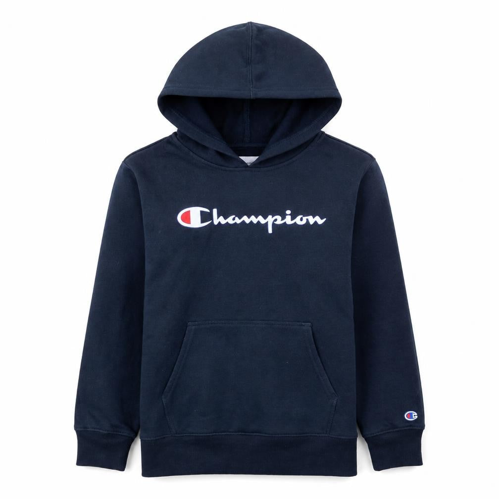 Champion Boys Navy Hoodie Size 12-13 Years Pullover Cotton Blend