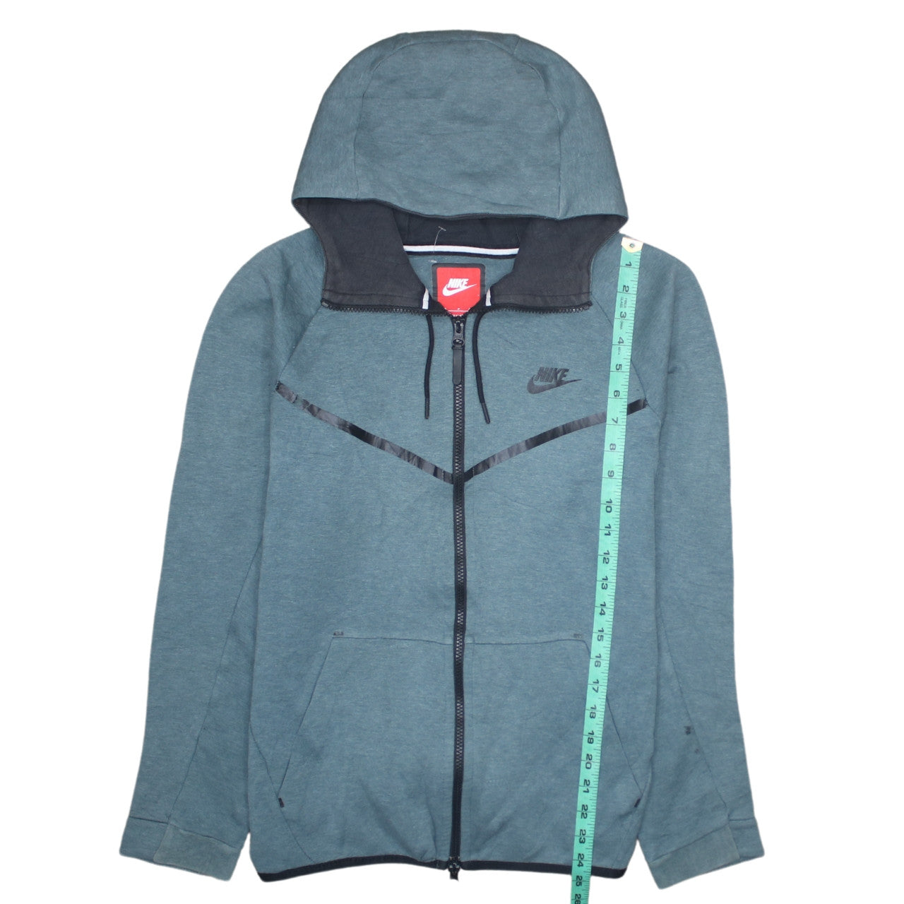 Nike Men's Green Full Zip Hoodie Size S Regular Fit