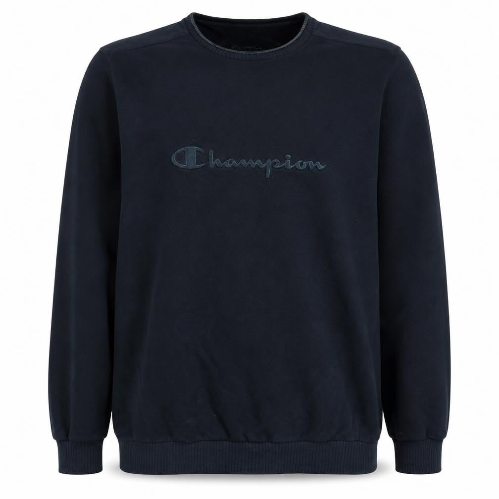 Champion Men's Blue XL Pullover Sweatshirt Classic Logo Crewneck