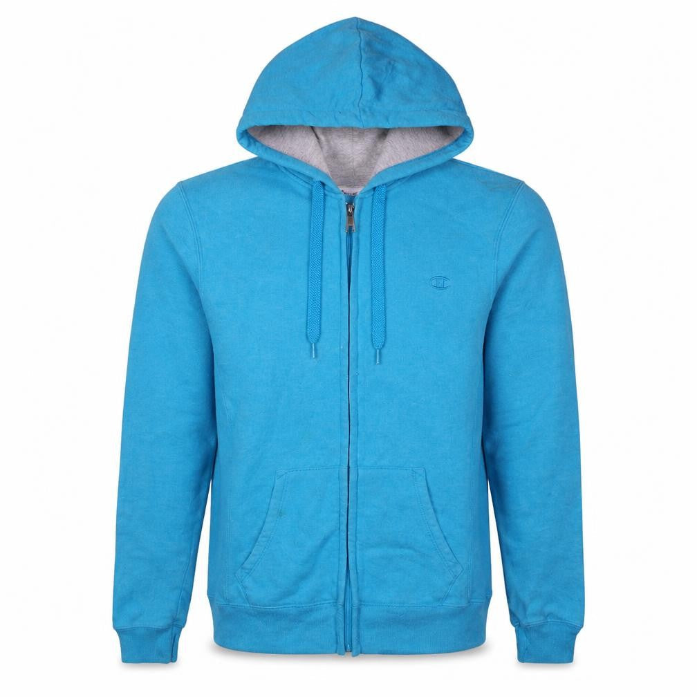 Champion Mens Blue Full Zip Hoodie Size S Regular Fit
