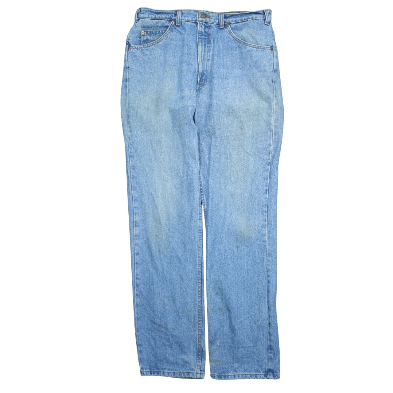 Levi's Men's Blue 34x32 Regular Fit Light Wash Straight Jeans