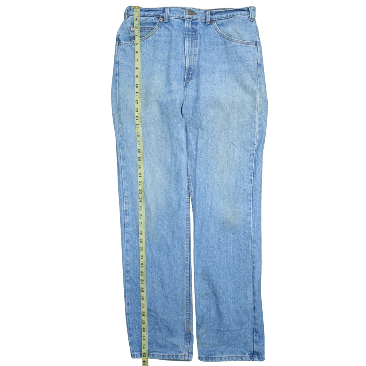 Levi's Men's Blue 34x32 Regular Fit Light Wash Straight Jeans