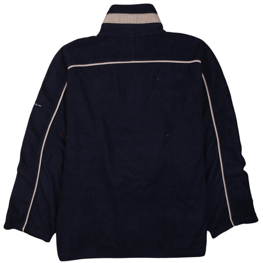 Champion Men's Blue 2XL Fleece 1/4 Zip Pullover Sweatshirt