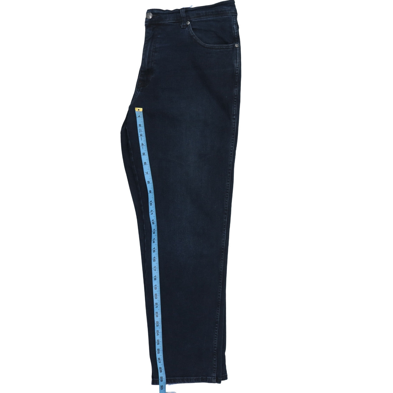 Wrangler Men's Blue 38x32 Texas Authentic Straight Jeans