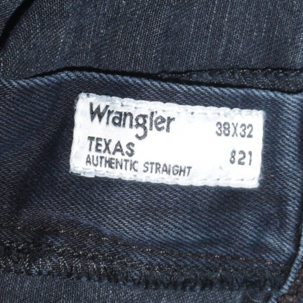 Wrangler Men's Blue 38x32 Texas Authentic Straight Jeans