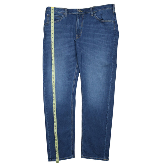 Lee Daren Zip Fly Men's Blue Straight Leg Jeans W38 L32