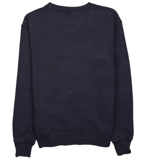 Tommy Hilfiger Men's Blue Logo Crew Neck Pullover Sweatshirt M