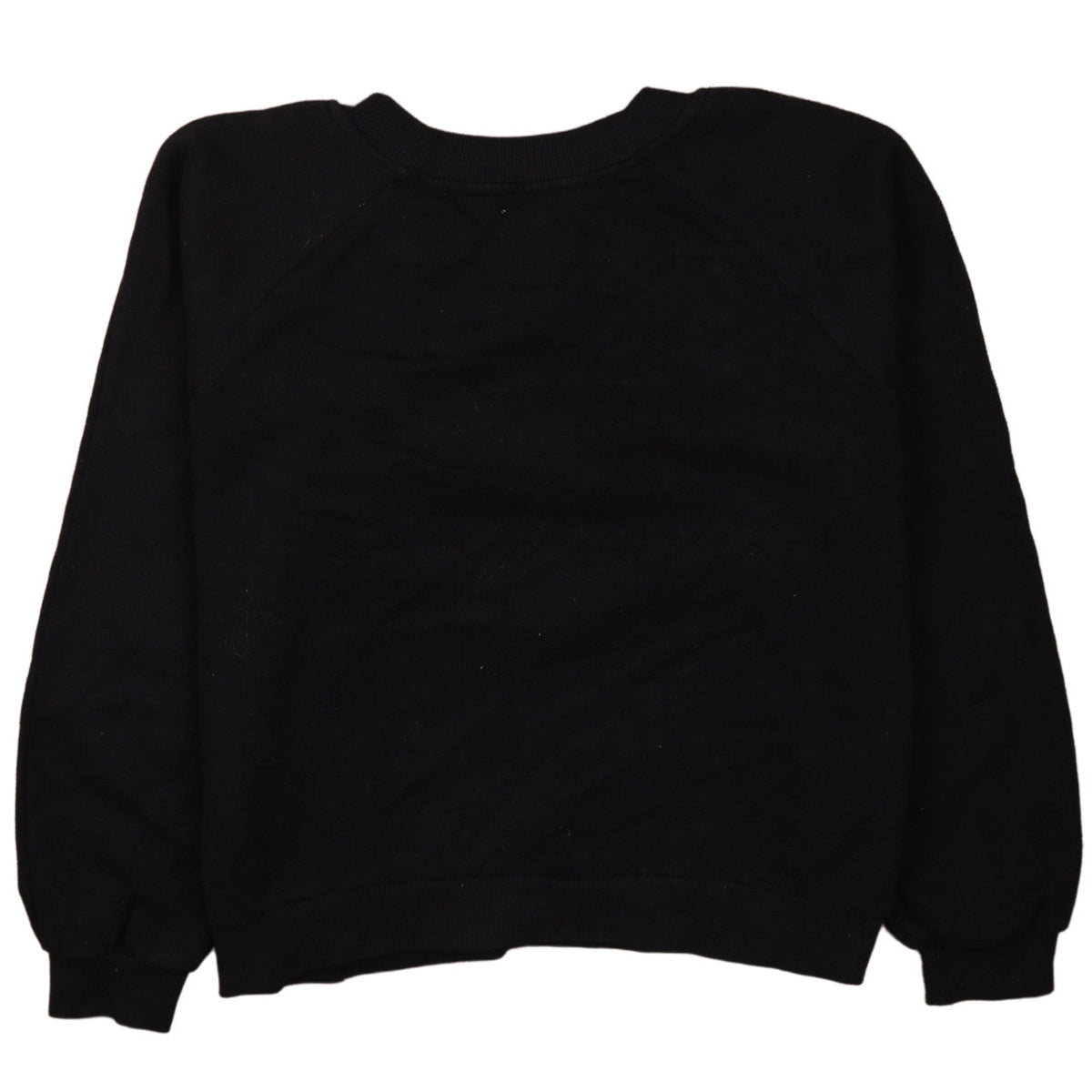 Bershka Women Black Mickey Mouse Pullover Sweatshirt XS