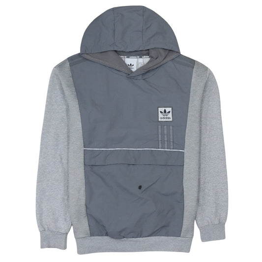 Adidas Men's Grey Pullover Hoodie Size M Sports Casual