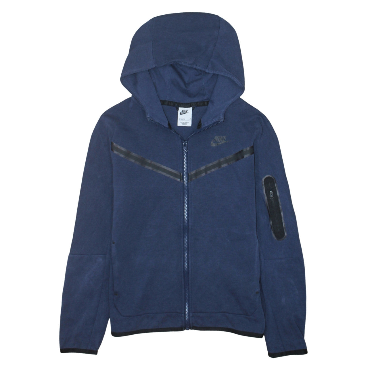 Nike Boys Blue Full Zip Hoodie Size L 147-158cm Hooded Sweatshirt