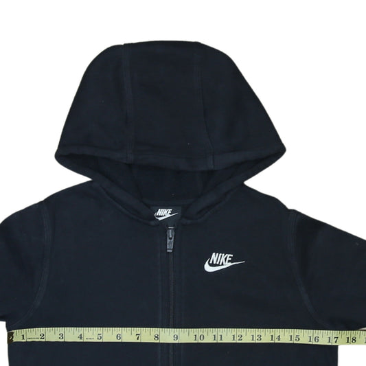 Nike Boys Black Full Zip Hoodie Size M 137-147cm Standard Fit