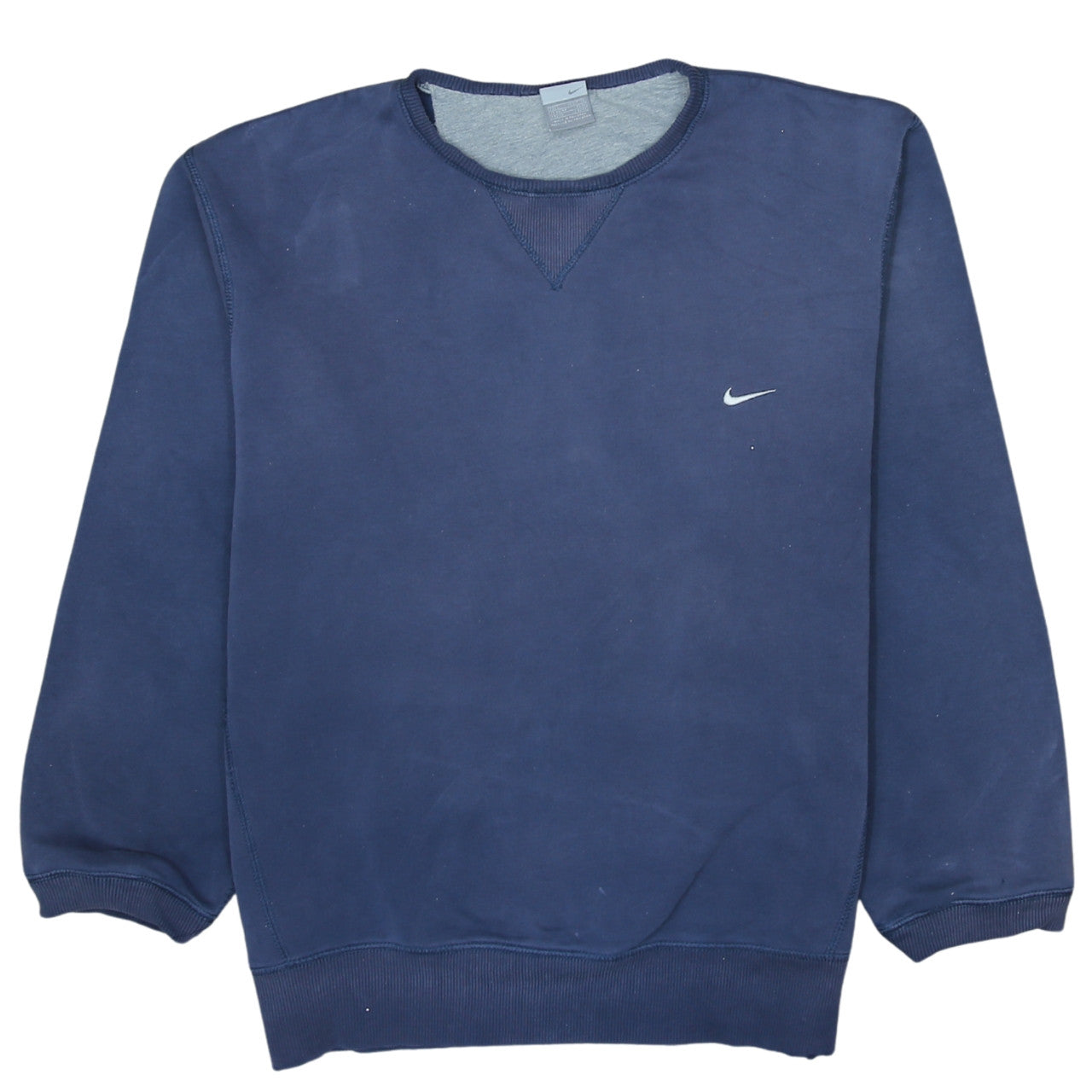 Nike Men's Blue L Crew Neck Pullover Sweatshirt