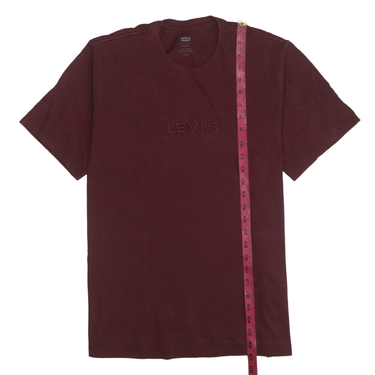Levi's Men's Brown Relaxed Fit Cotton Crew Neck T-Shirt Size S