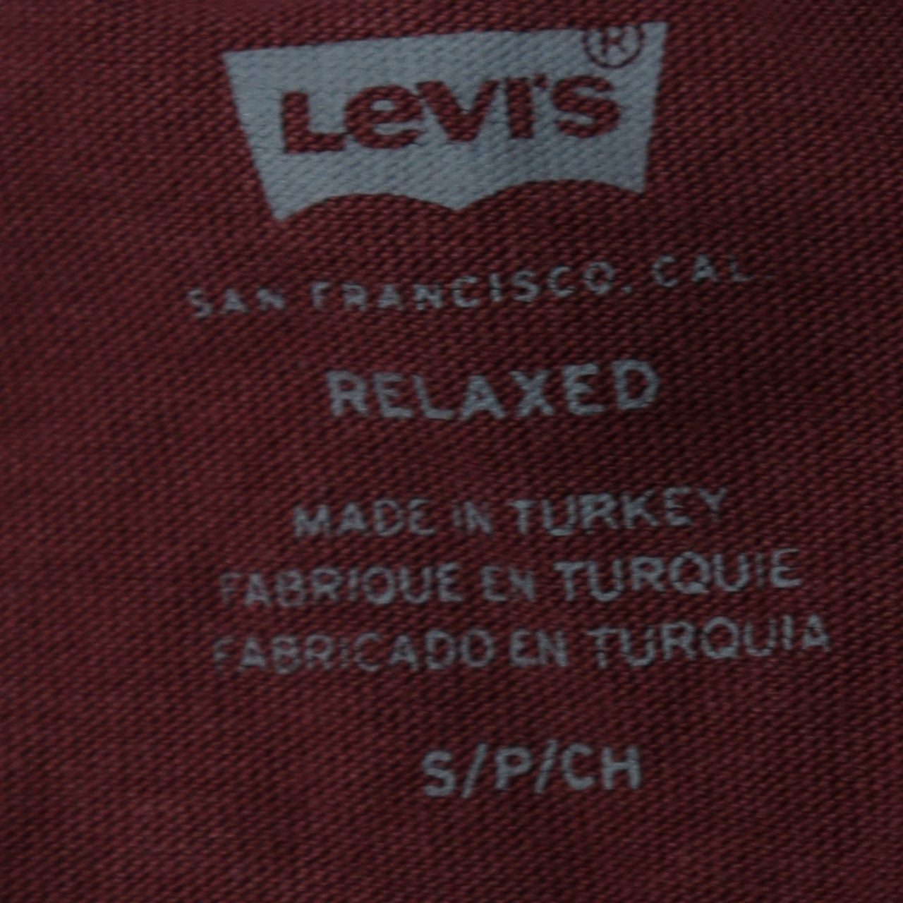 Levi's Men's Brown Relaxed Fit Cotton Crew Neck T-Shirt Size S