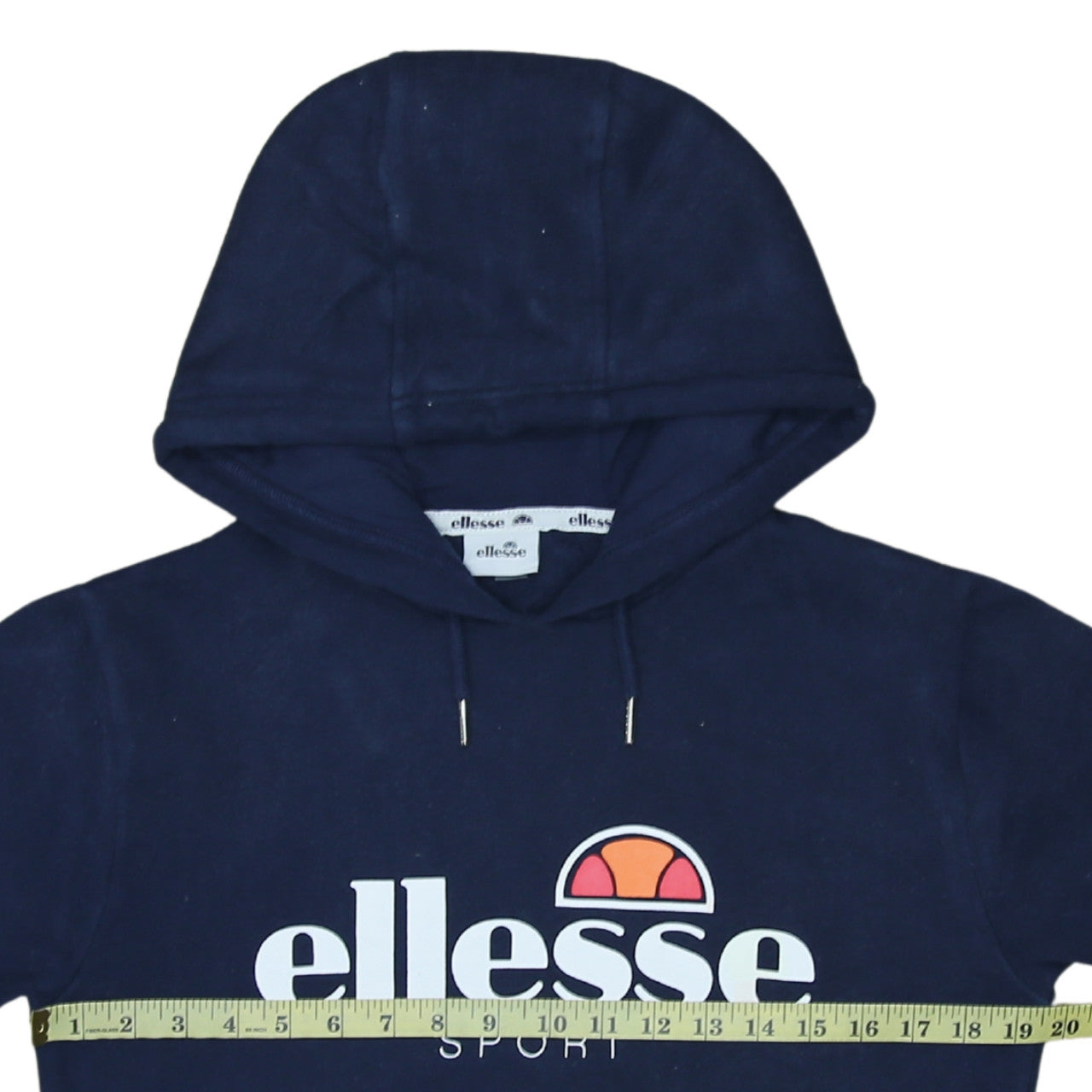 Ellesse Women’s Navy Blue Pullover Hoodie Size M Cotton Blend Sport Style
