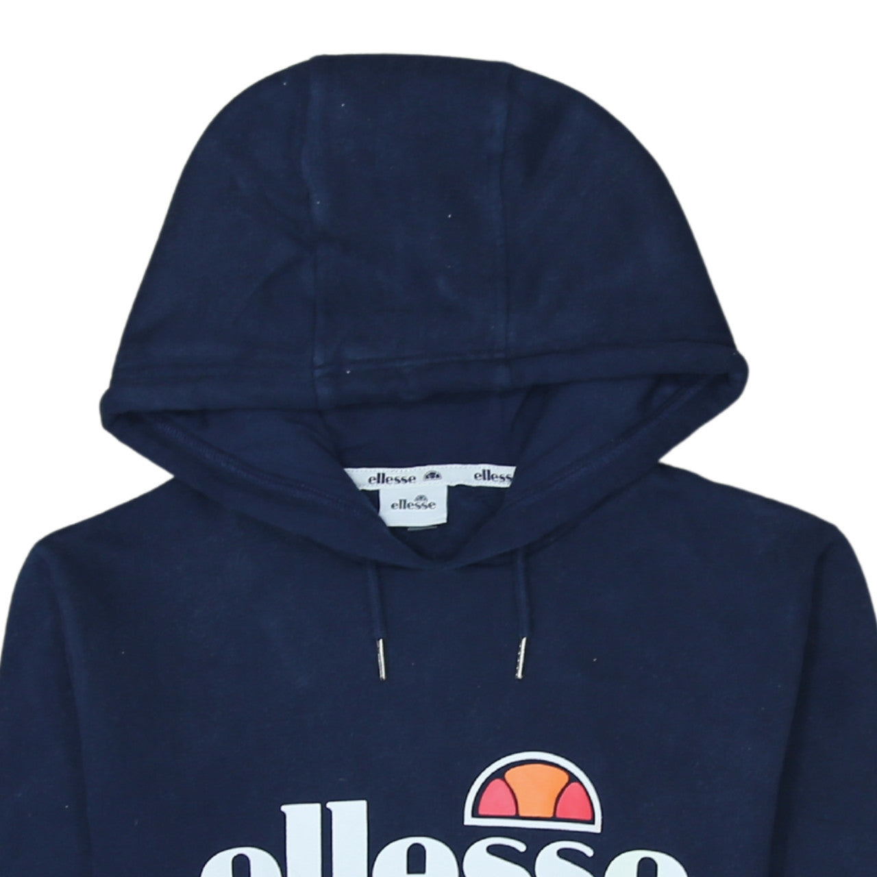 Ellesse Women’s Navy Blue Pullover Hoodie Size M Cotton Blend Sport Style
