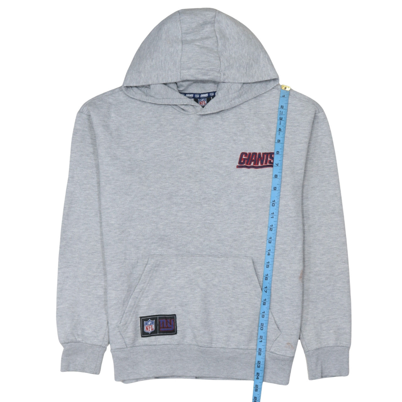 Primark NFL Giants Men's Grey Pullover Hoodie Size S