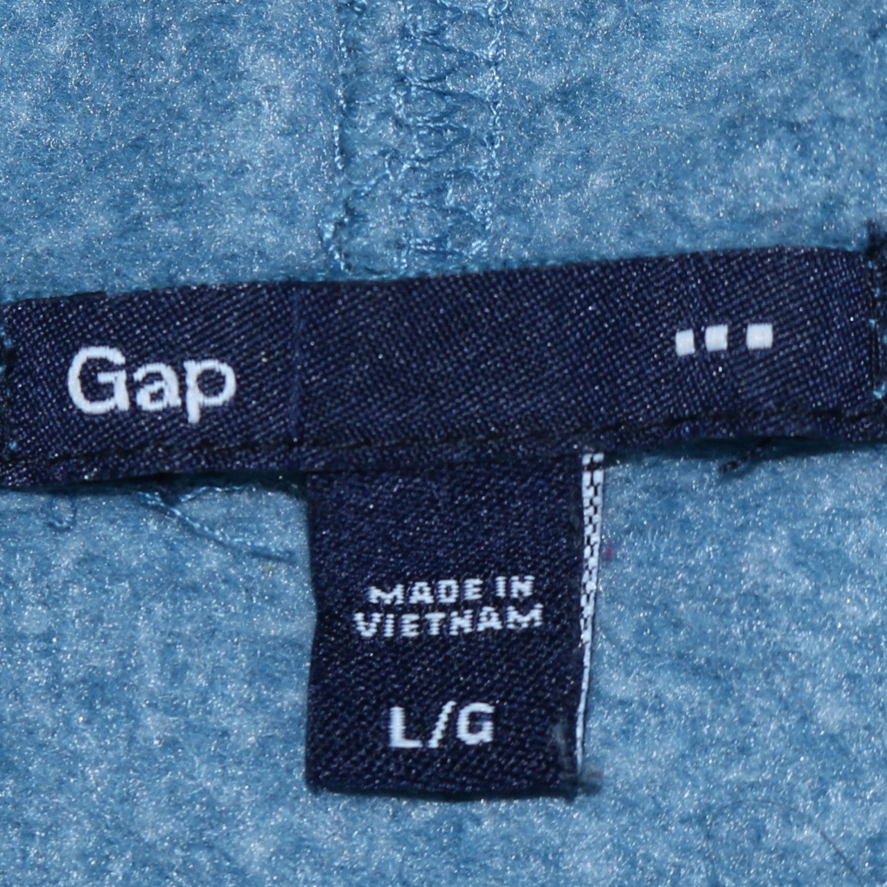 GAP Men's Green Pullover Hoodie L Logo Fleece Sweatshirt