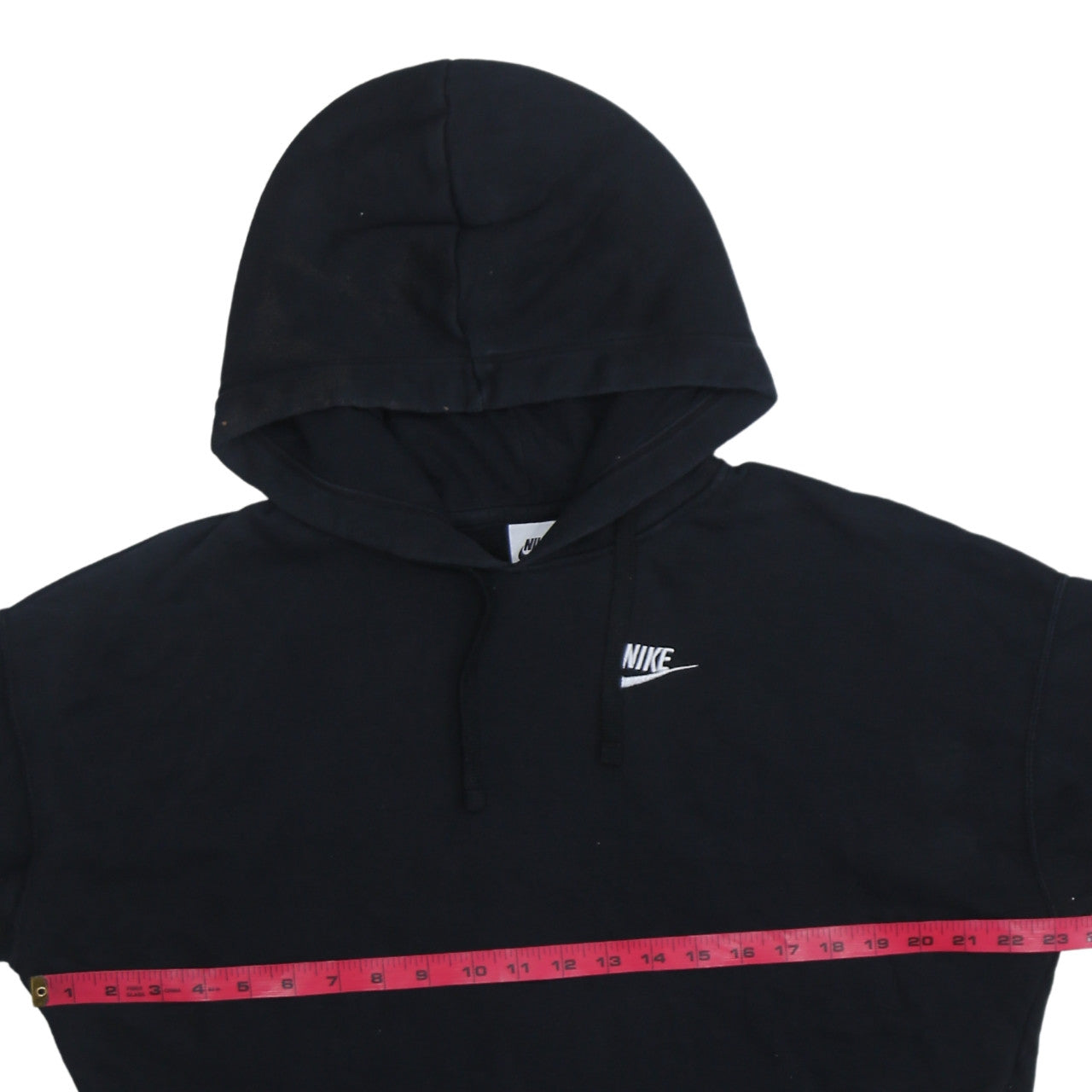 Nike Womens Black Pullover Hoodie XS Cotton Blend Classic Fit