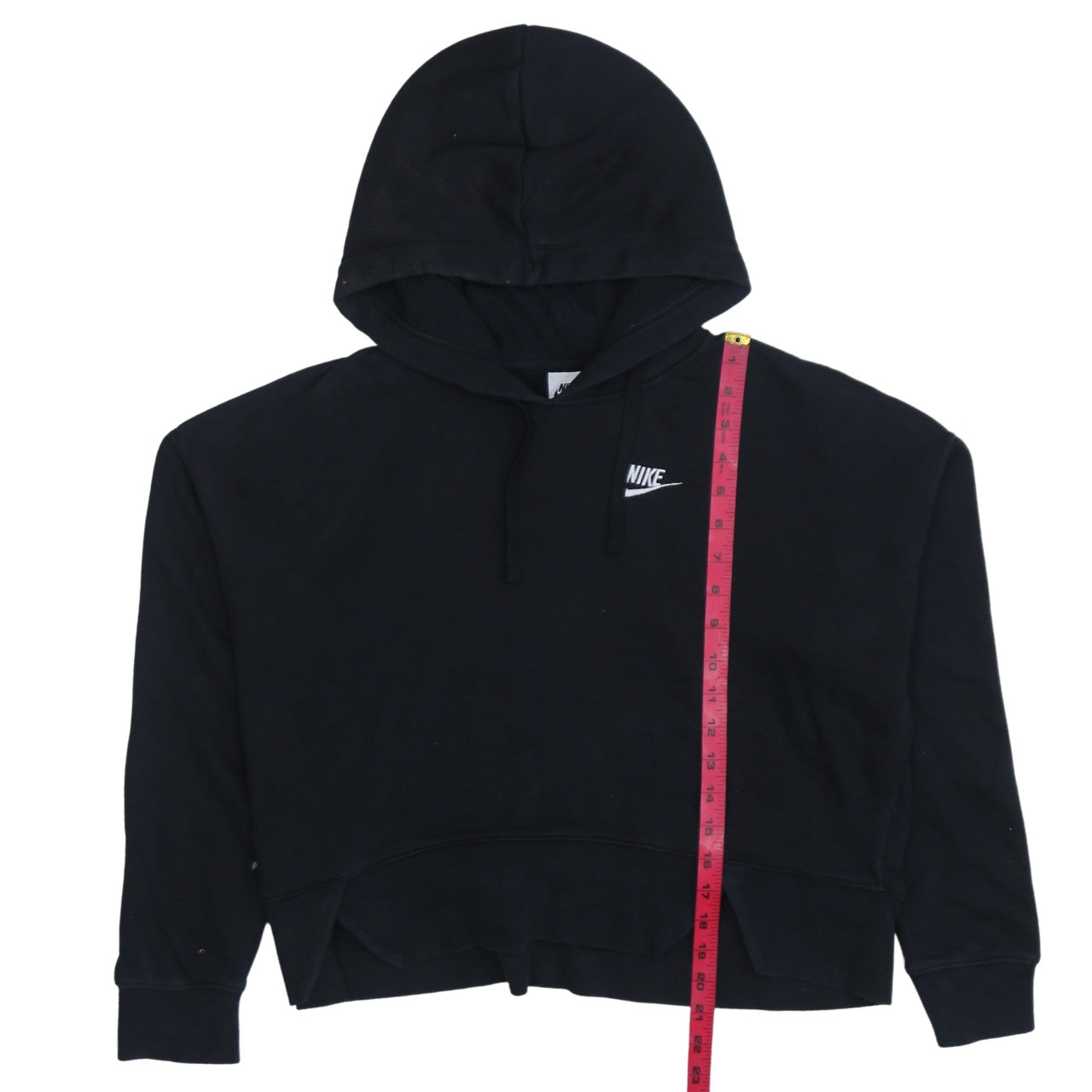 Nike Womens Black Pullover Hoodie XS Cotton Blend Classic Fit