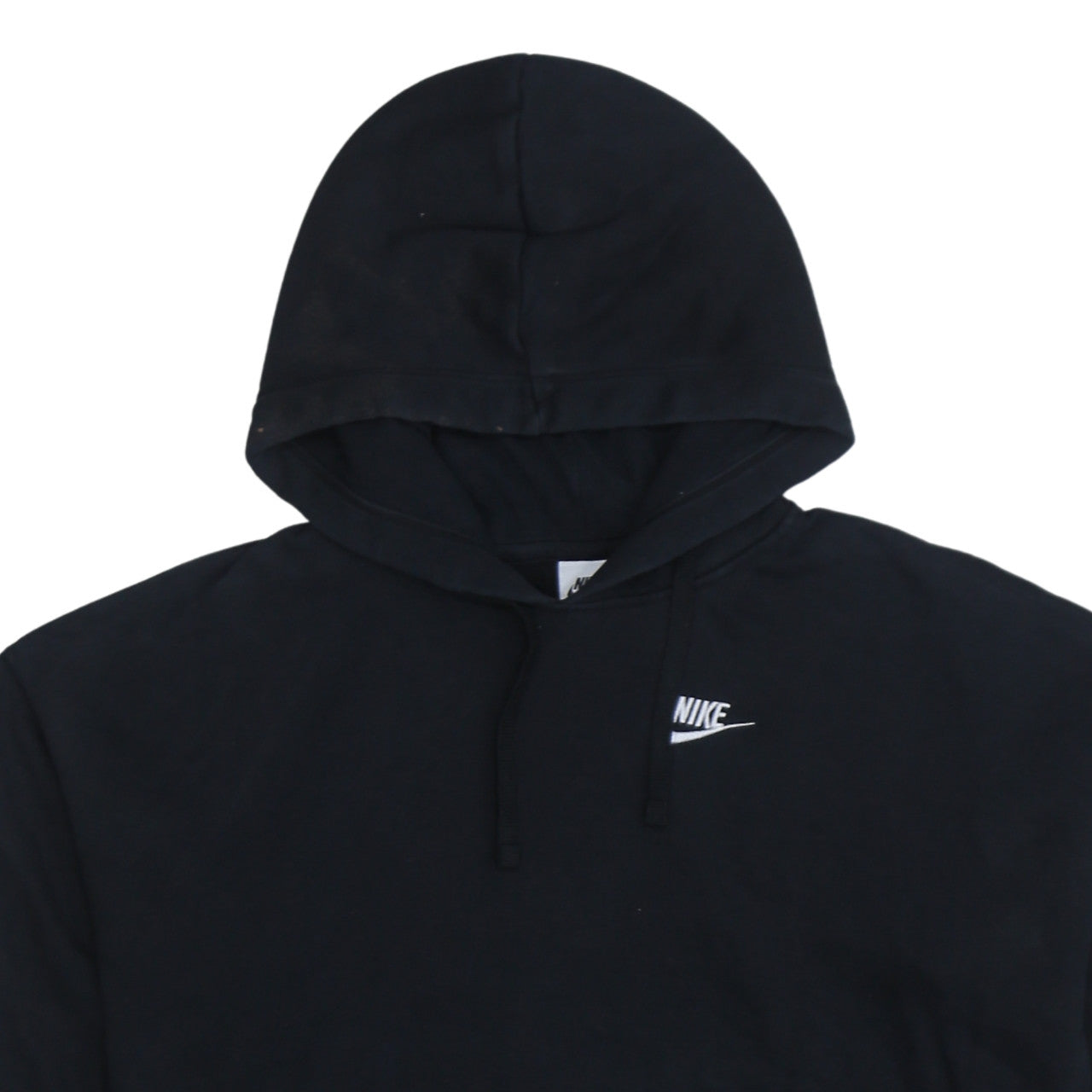 Nike Womens Black Pullover Hoodie XS Cotton Blend Classic Fit