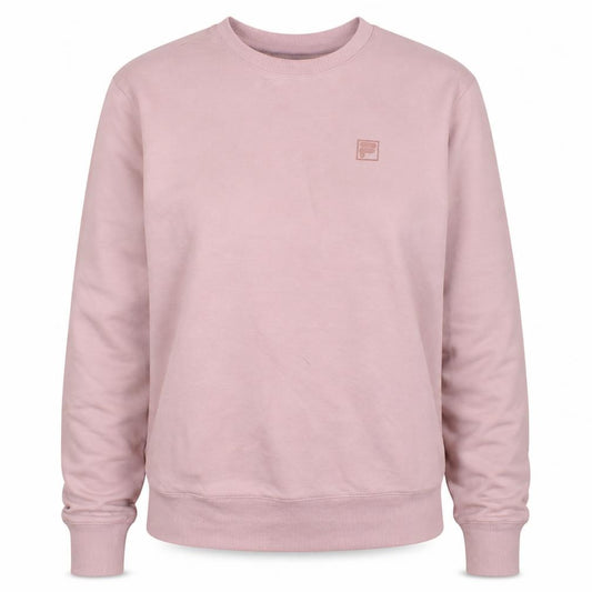 FILA Womens Pink Crew Neck Pullover Sweatshirt UK M