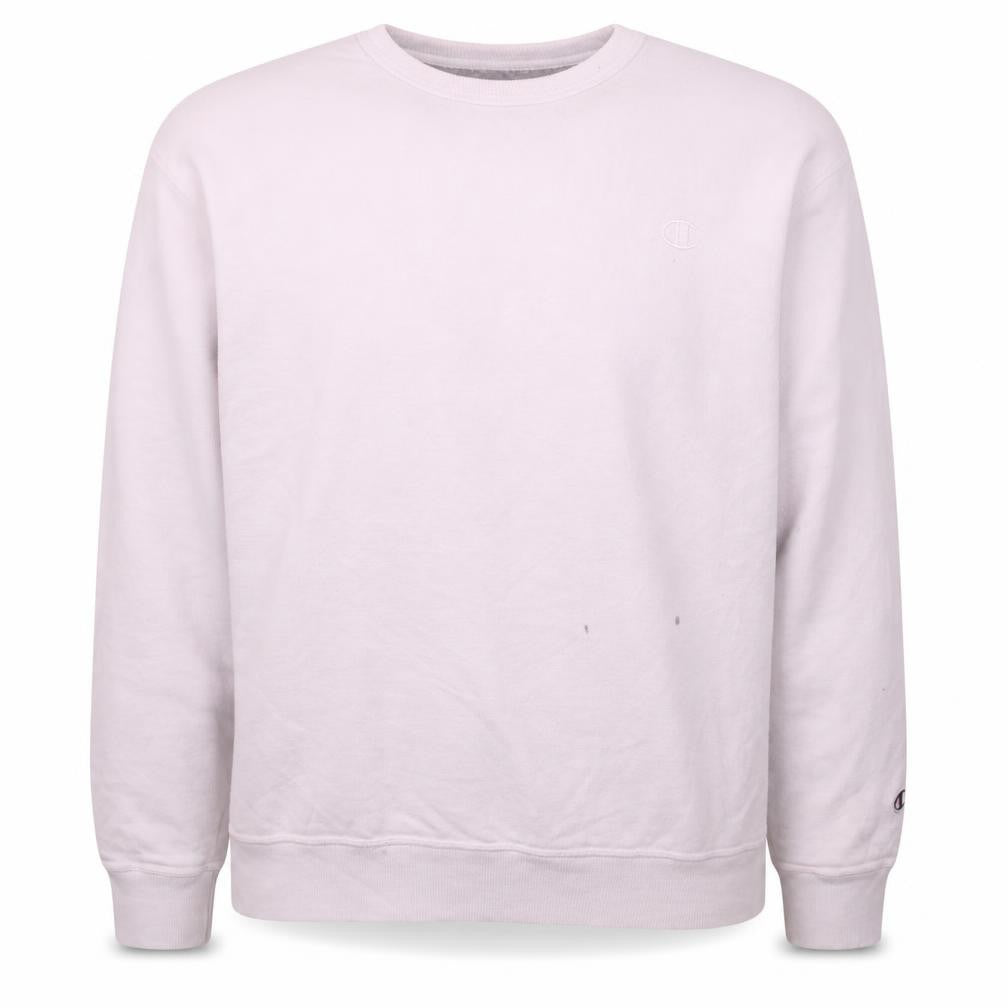 Champion Men's White XL Pullover Sweatshirt Crew Neck