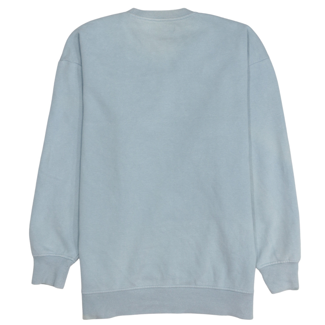Diesel Women’s Blue Cotton Blend Logo Sweatshirt Size L