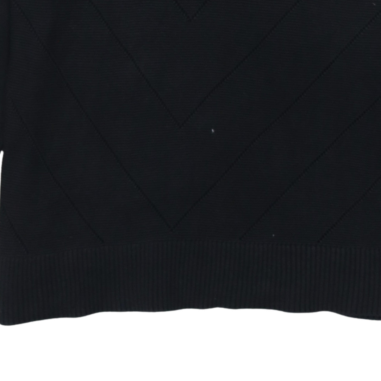 Barbour International Black Cotton Hooded Half Zip Men's Jumper S