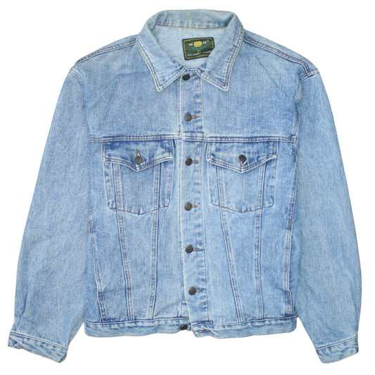 Rui Chuang Fashion Women Blue Denim Button Jacket XL