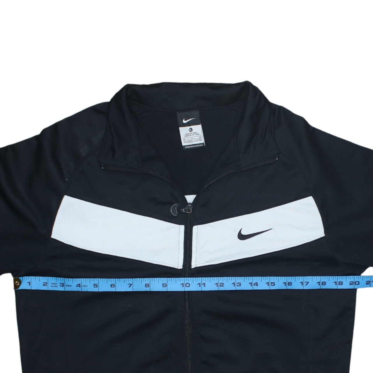 Nike Boys Black and White Full Zip Hoodie XL 13-15 Years Sportswear