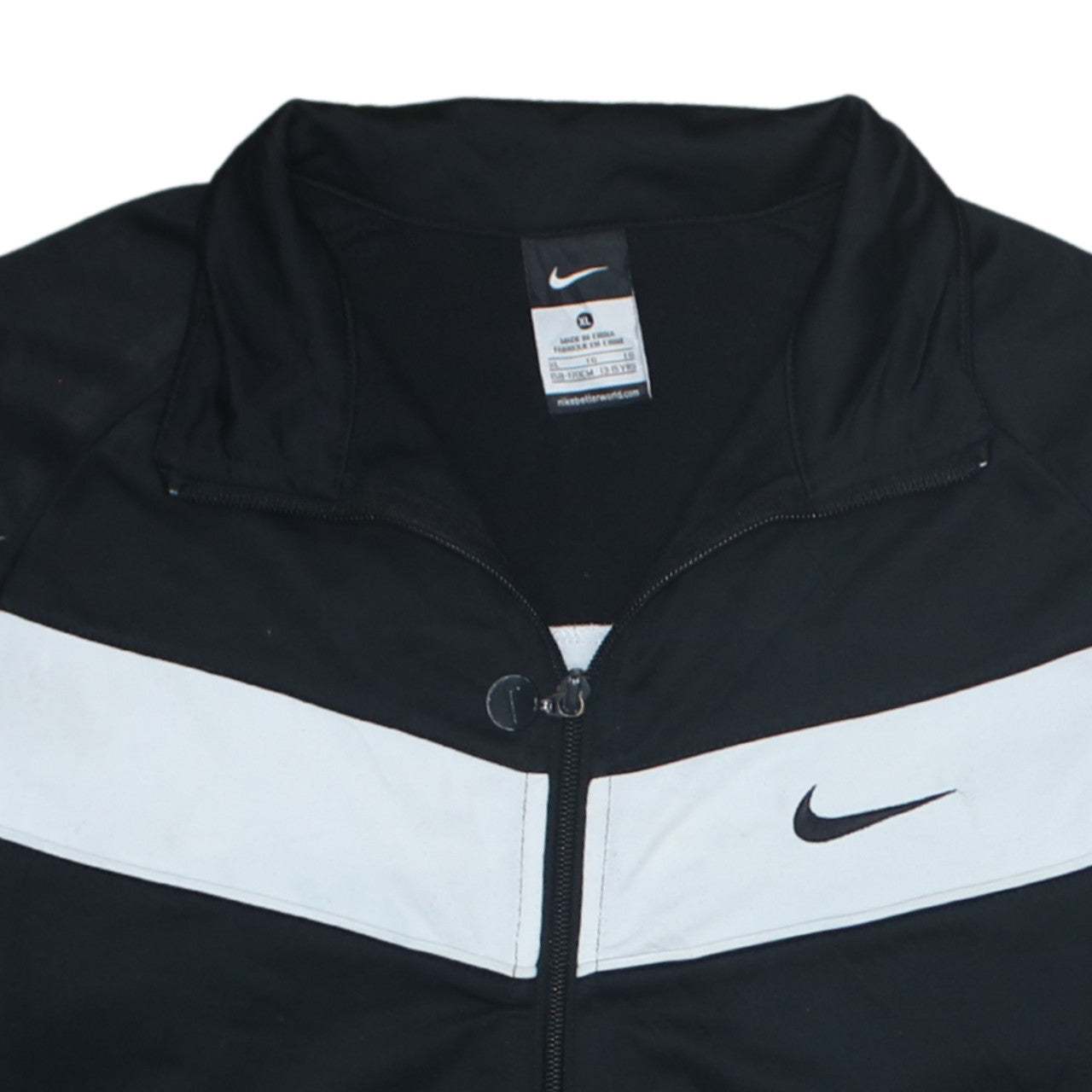 Nike Boys Black and White Full Zip Hoodie XL 13-15 Years Sportswear