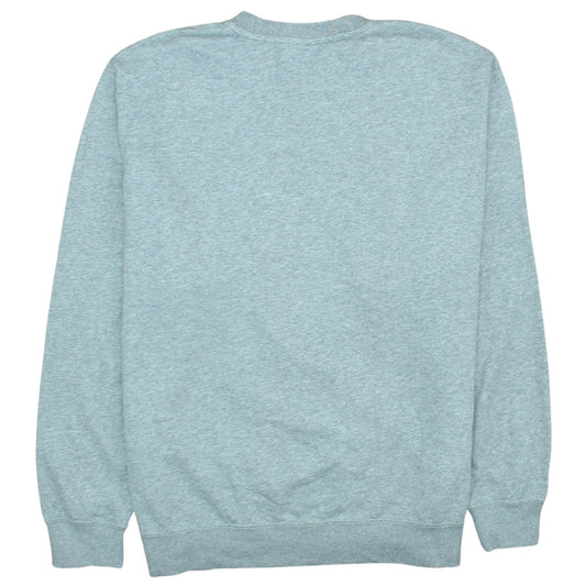 Nike Men's Grey Crew Neck Sweatshirt XL Cotton Blend Logo Casual