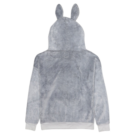 Disney Women Grey Thumper Fleece Hooded Jumper Size 10-12