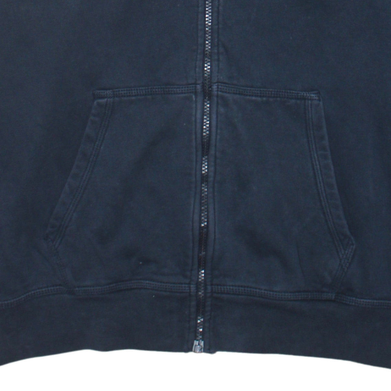 Nike Mens Black Full Zip Hoodie L Fleece Sports Sweatshirt