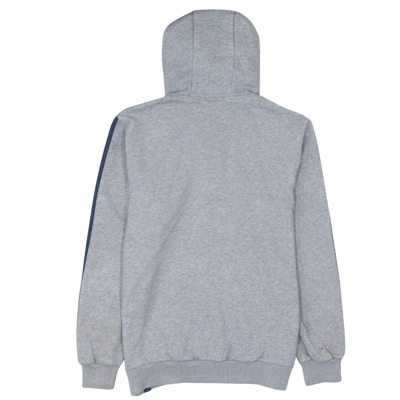 Adidas Men's Grey Henley Hoodie Sweatshirt M Regular Fit