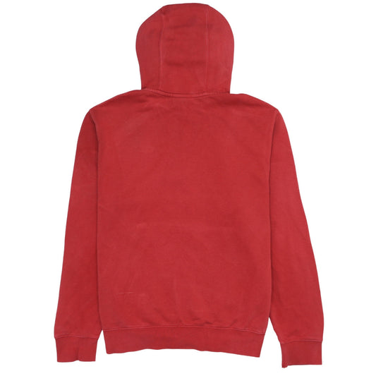 Nike Men’s Red Pullover Hoodie M Regular Fit Fleece Sweatshirt