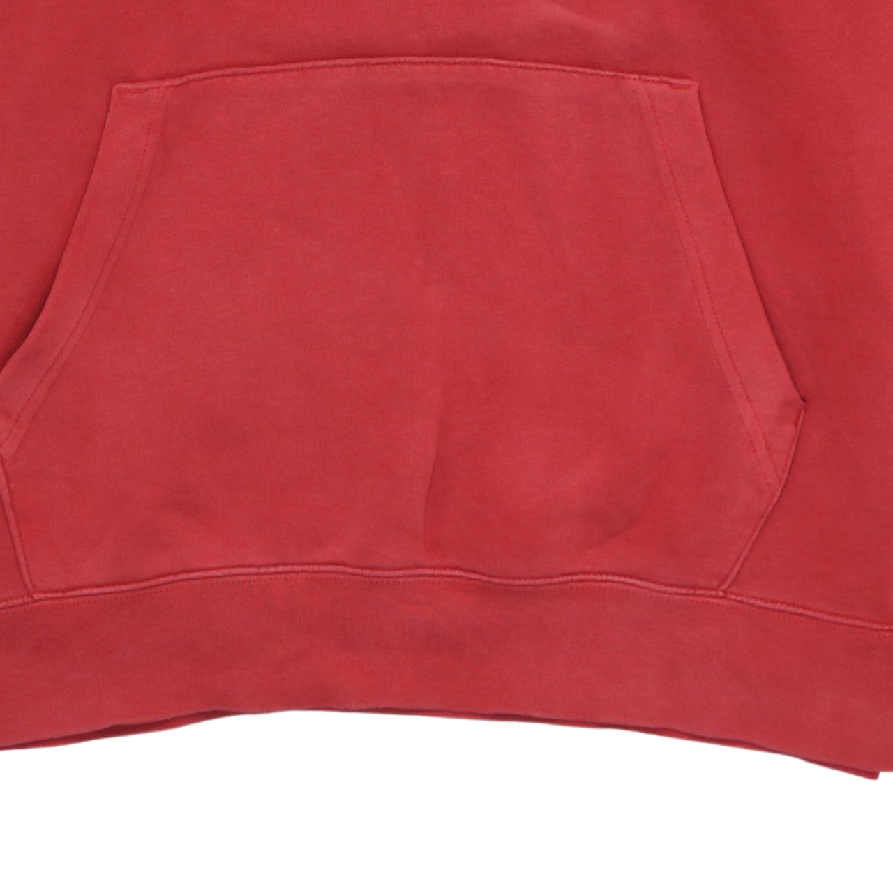 Nike Men’s Red Pullover Hoodie M Regular Fit Fleece Sweatshirt