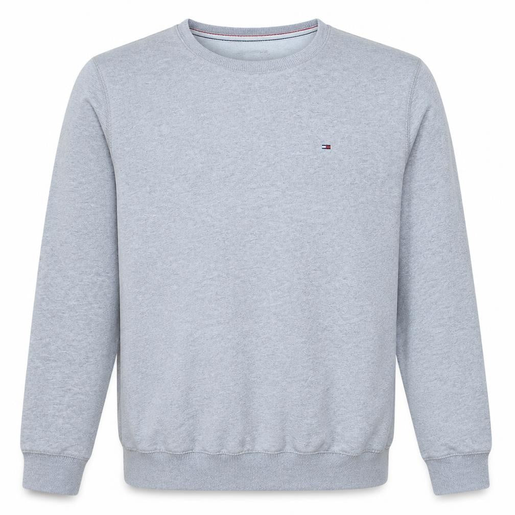 Hilfiger Denim Men's Grey Crew Neck Sweatshirt Size L Classic Fit