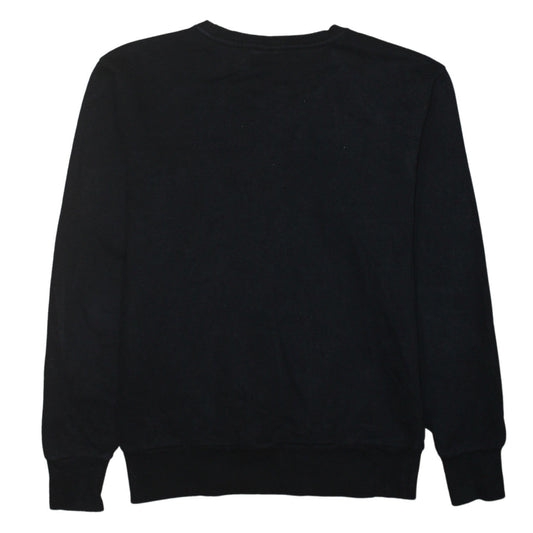 Ellesse Mens Black Pullover Sweatshirt M Regular Fit Logo Jumper